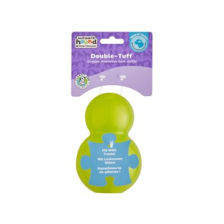 Jouet résistant pour chien: Outward Hound Double Tuff M Bleu