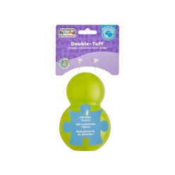 Jouet résistant pour chien: Outward Hound Double Tuff M Bleu