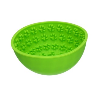 Tapis anti-glouton pour chien Eat Slow Live Longer - Rouge