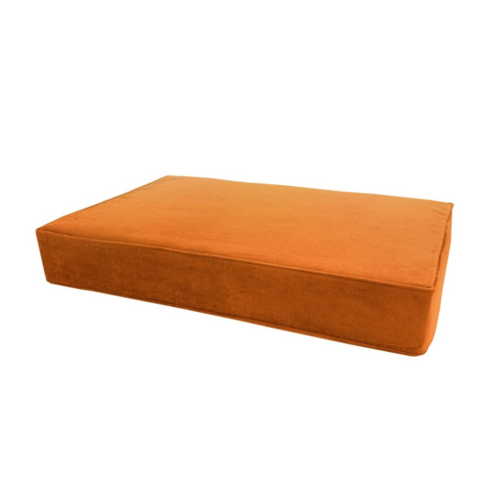 Coussin Orthopédique Madison Velours Vert S pour Chien