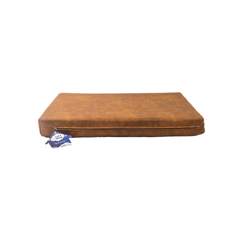 Matelas orthopédique pour chien Let's Sleep Mellow Bed M Taupe