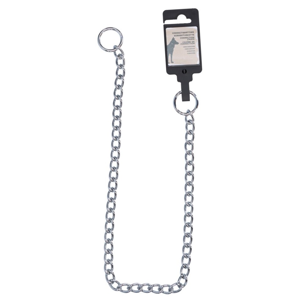 Chaîne Correction Chromée - Collier Éducation Dressage Chien