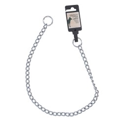 Chaîne de correction chromée 2 x 350 mm pour chien