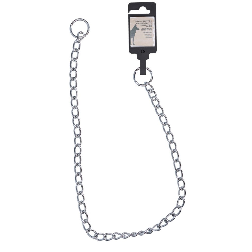Chaîne Correction Chromée - Collier Éducation Dressage Chien