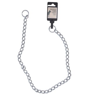 Chaîne de correction chromée 2 x 350 mm pour chien