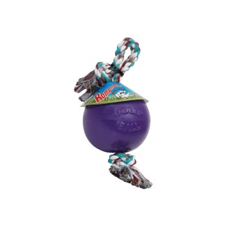 Jolly Romp-n-Roll - Balle Corde Increvable Polyvalent Chien