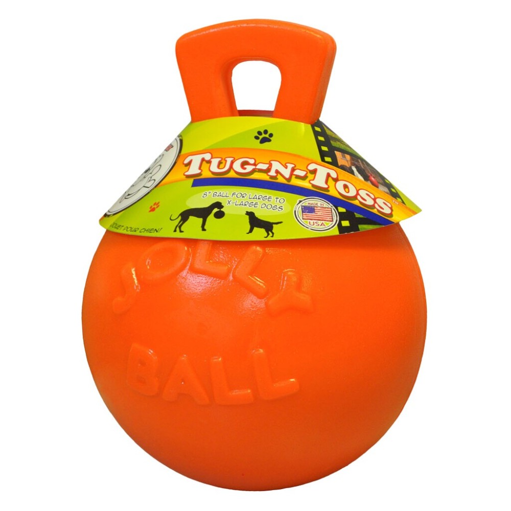 Jolly Tug-n-Toss - Balle Poignée Traction Lancer Chien