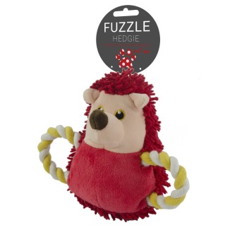 Fuzzle Hedgie Tire-Moi Rose pour Chien : 1 st, 10x13x10 cm
