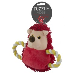 Fuzzle Hedgie Tire-Moi Rose pour Chien : 1 st, 10x13x10 cm