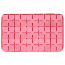 Tapis à Laper Eat Slow Live Longer Fleur Rouge 2.6x24.3x34.7 cm