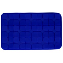 Tapis à Laper Eat Slow Live Longer Fleur Rouge 2.6x24.3x34.7 cm