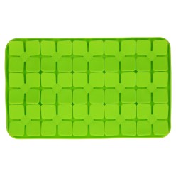 Tapis à Laper Eat Slow Live Longer Fleur Rouge 2.6x24.3x34.7 cm
