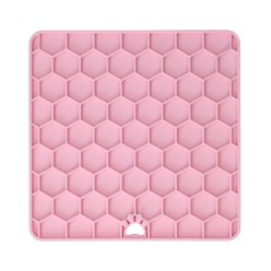 Tapis à Léchouiller Eat Slow Live Longer Rouge - Idéal pour Chien