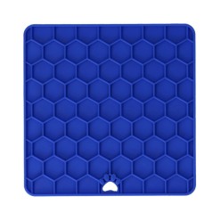 Tapis à Léchouiller Eat Slow Live Longer Rouge - Idéal pour Chien
