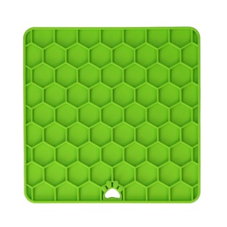 Tapis à Léchouiller Eat Slow Live Longer Rouge - Idéal pour Chien