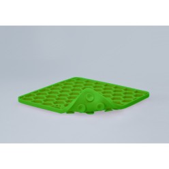 Tapis à Léchouiller Eat Slow Live Longer Rouge - Idéal pour Chien