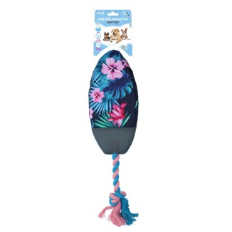 CoolPets Flamant Surf's Up - Jouet pour Chien de 1 st (54x12x2.5 cm)