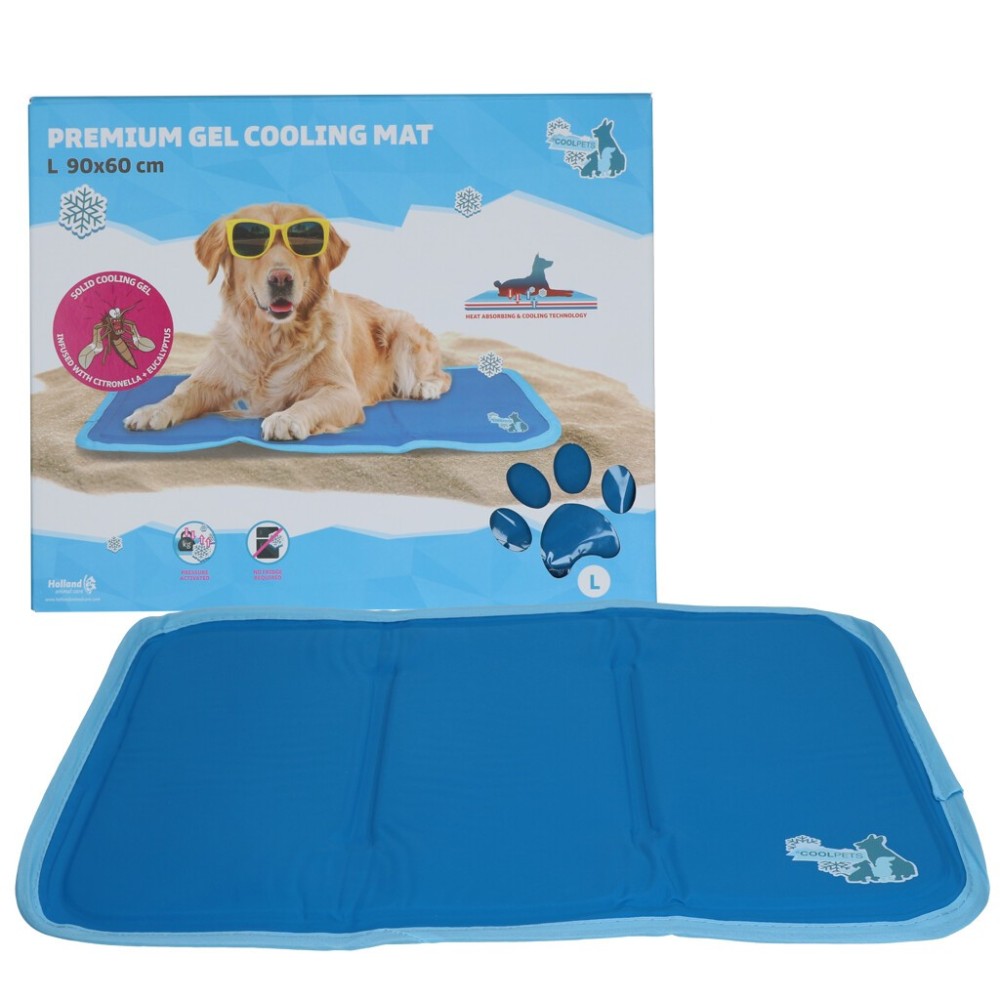 CoolPets Tapis Refroidissement Gel Premium - Fraîcheur Chien