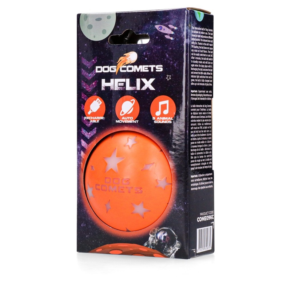 Dog Comets Helix - Balle Double Hélice Spirale Chien