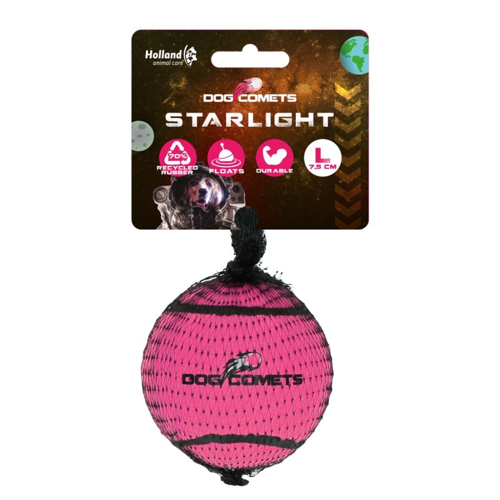 Dog Comets Starlight Tennis Ball - Balle Tennis Étoilée Chien