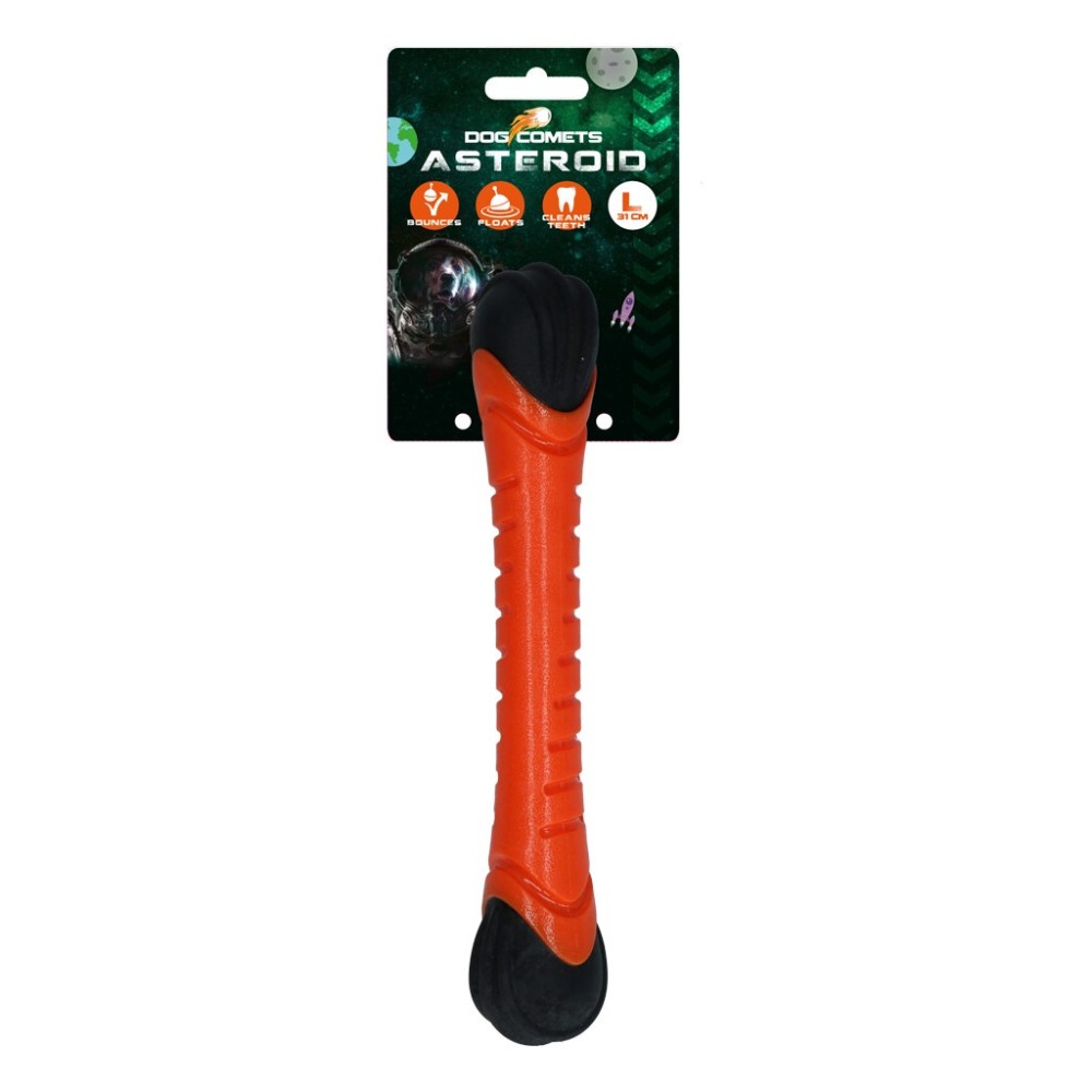 Bâton de récupération pour chien Comets Asteroid Fetch S Orange