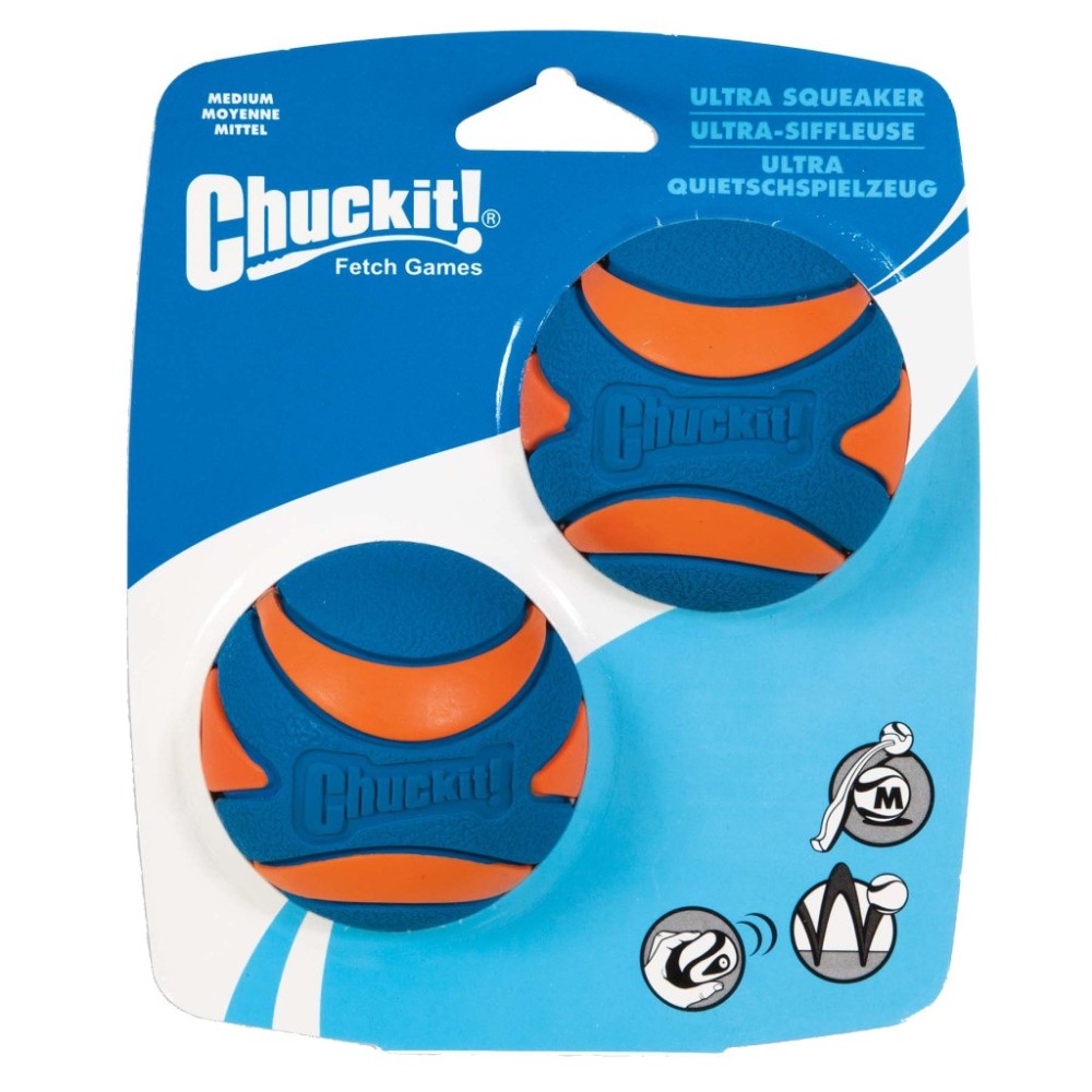 Chuckit! Ultra Squeaker Ball S (1-pack) - Jouet pour chien interactif