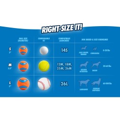Chuckit! Ultra Squeaker Ball S (1-pack) - Jouet pour chien interactif