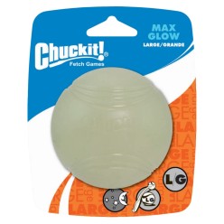 Chuckit Max Glow Ball - Balle Lumineuse Nocturne Phosphorescente