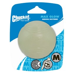 Chuckit Max Glow Ball - Balle Lumineuse Nocturne Phosphorescente