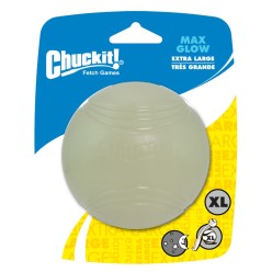Chuckit Max Glow Ball - Balle Lumineuse Nocturne Phosphorescente
