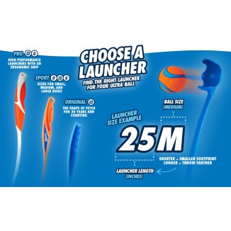 Chuckit! Lanceur Max Glow Pro - Jouet pour Chien Effet Lumineux