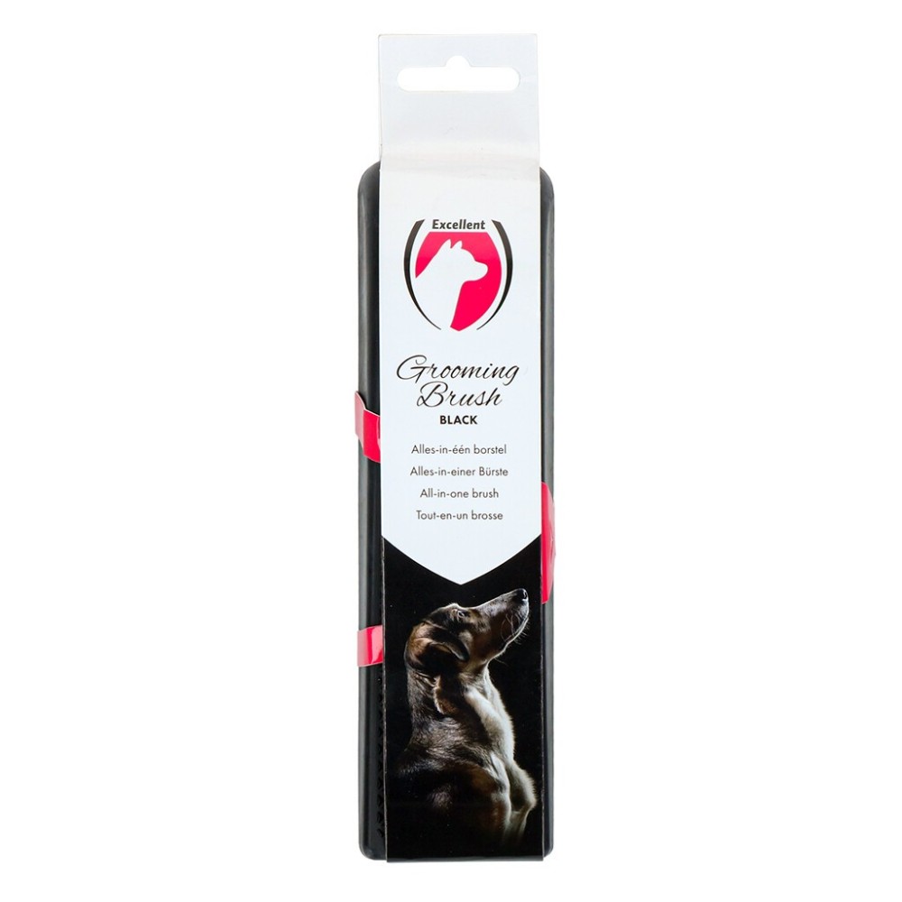 Brosse de toilettage pour chien Excellent rose moyen
