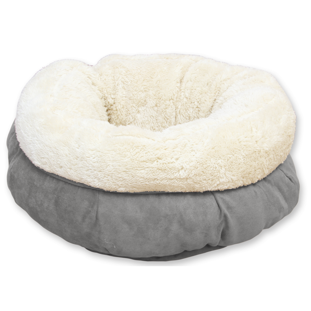 Lit Donut Chien AFP Lambswool Moelleux Bords Relevés