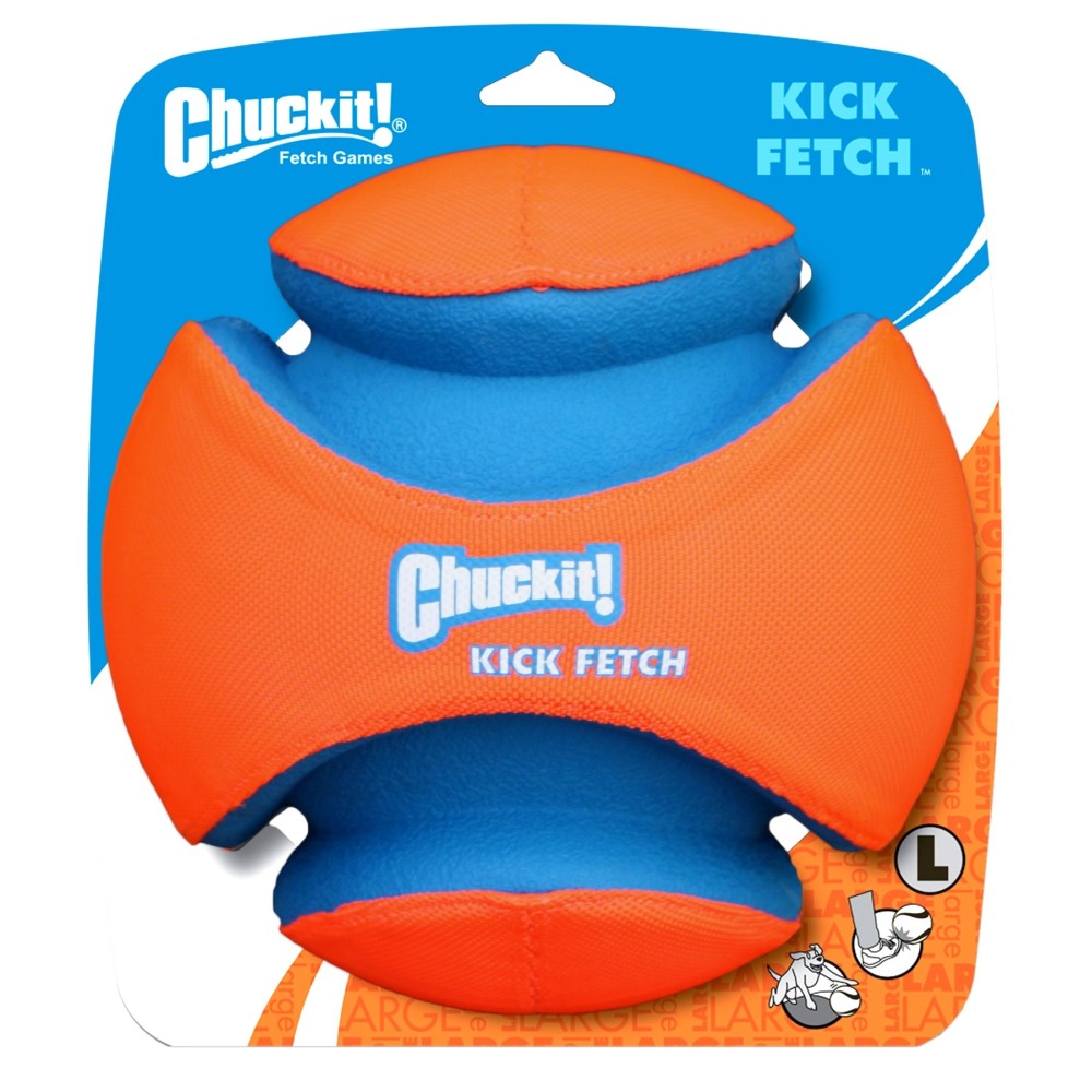 Chuckit Kick Fetch - Ballon Pousser Pattes Interactif Chien