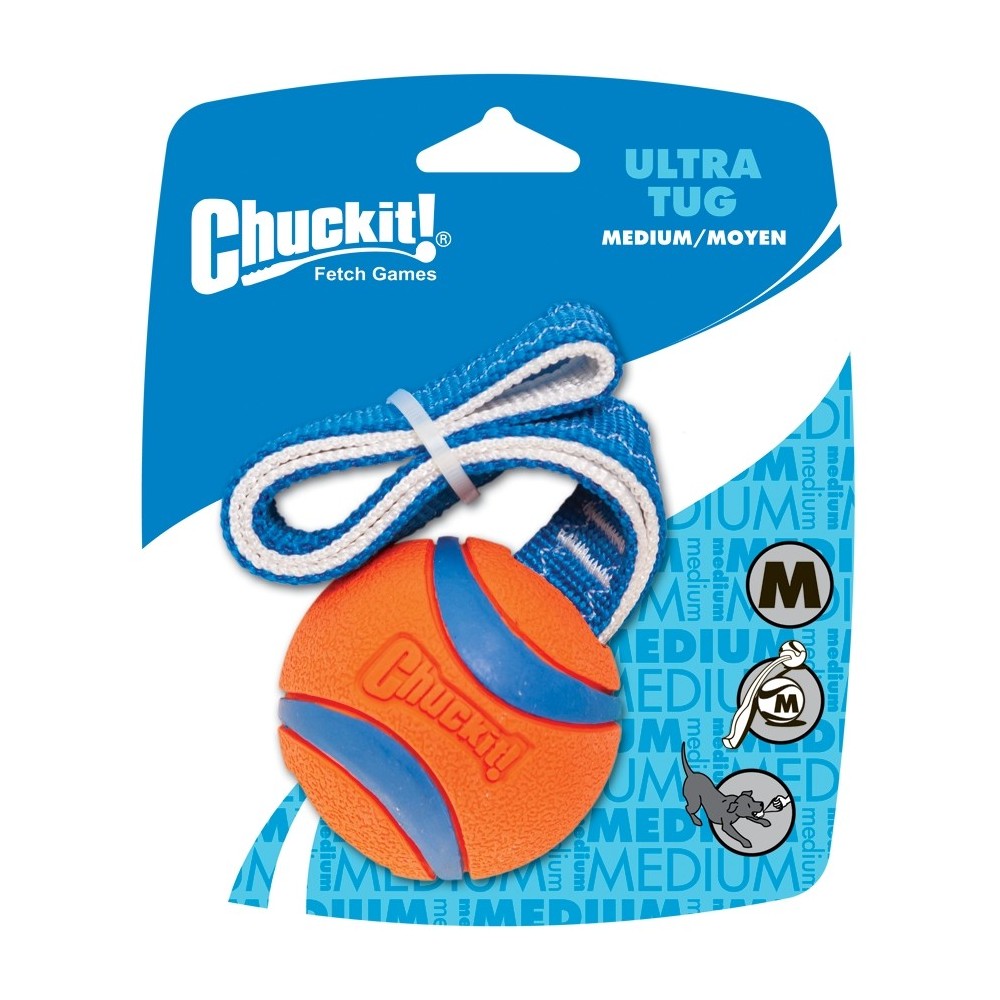 Chuckit Ultra Tug - Balle Corde Traction Premium Chien