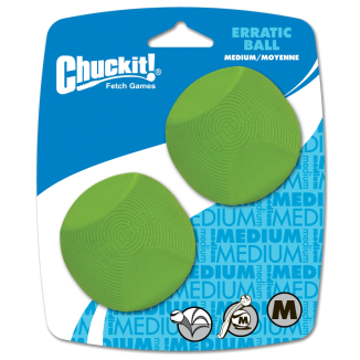 Chuckit Erratic Ball - Balle Rebonds Imprévisibles Chien