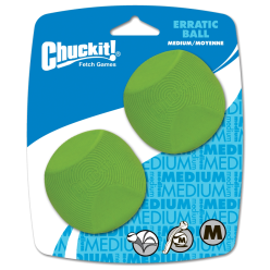 Chuckit Erratic Ball - Balle Rebonds Imprévisibles Chien