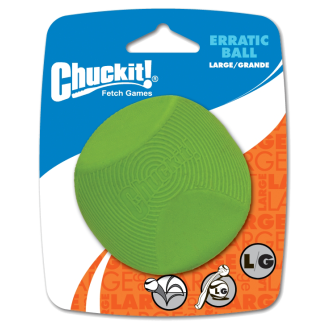 Chuckit Erratic Ball - Balle Rebonds Imprévisibles Chien