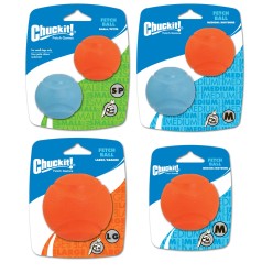 Lot de 2 balles Chuckit! Fetch Ball S pour chiens