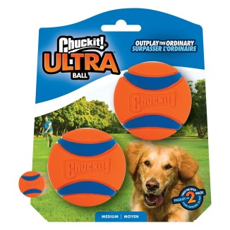 Lot de 2 balles Chuckit! Ultra Ball S pour chiens