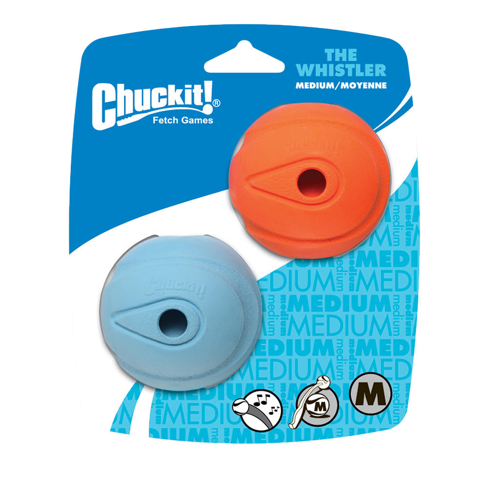 Chuckit Whistler - Balle Sifflante Interactive Chien