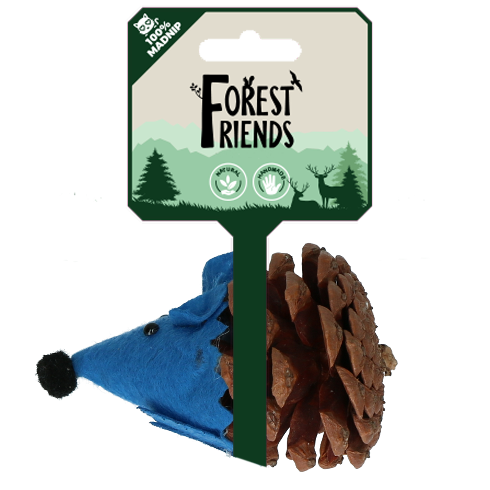 Souris Gris Amis de la Forêt 12x8x5 cm - Marque Forest Friends