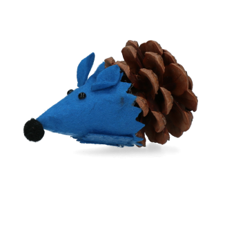 Souris Gris Amis de la Forêt 12x8x5 cm - Marque Forest Friends
