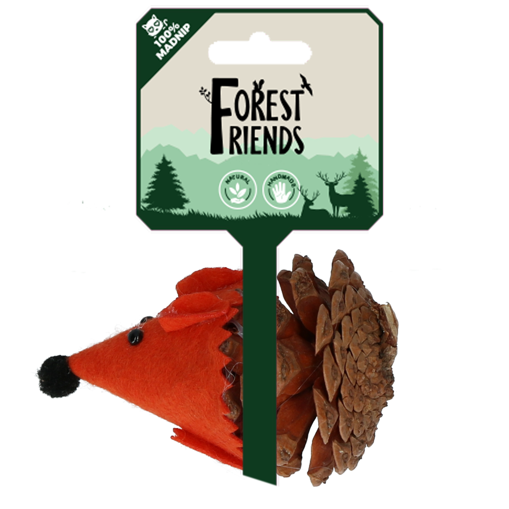 Souris Gris Amis de la Forêt 12x8x5 cm - Marque Forest Friends