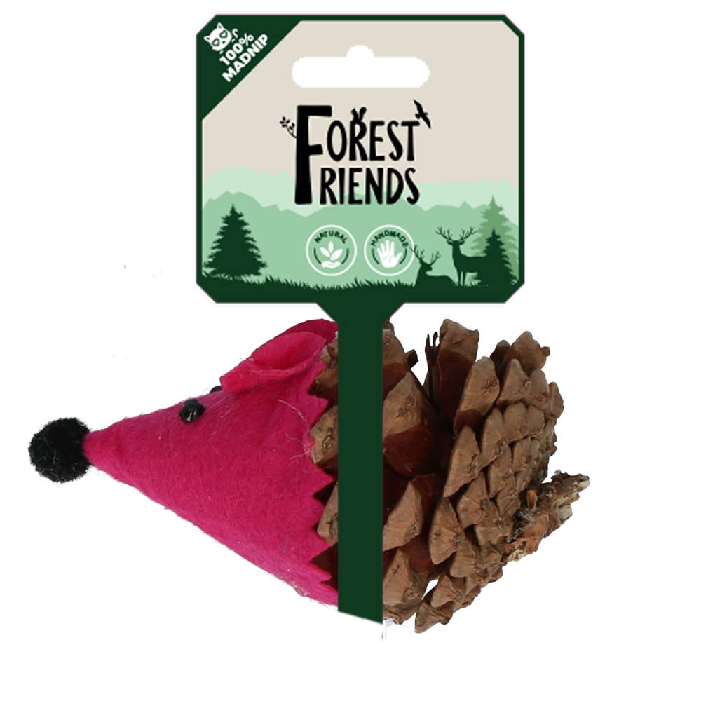 Souris Gris Amis de la Forêt 12x8x5 cm - Marque Forest Friends