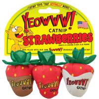 Jouet pour Chat Yeowww! Fraise Originale - Fabriqué aux US