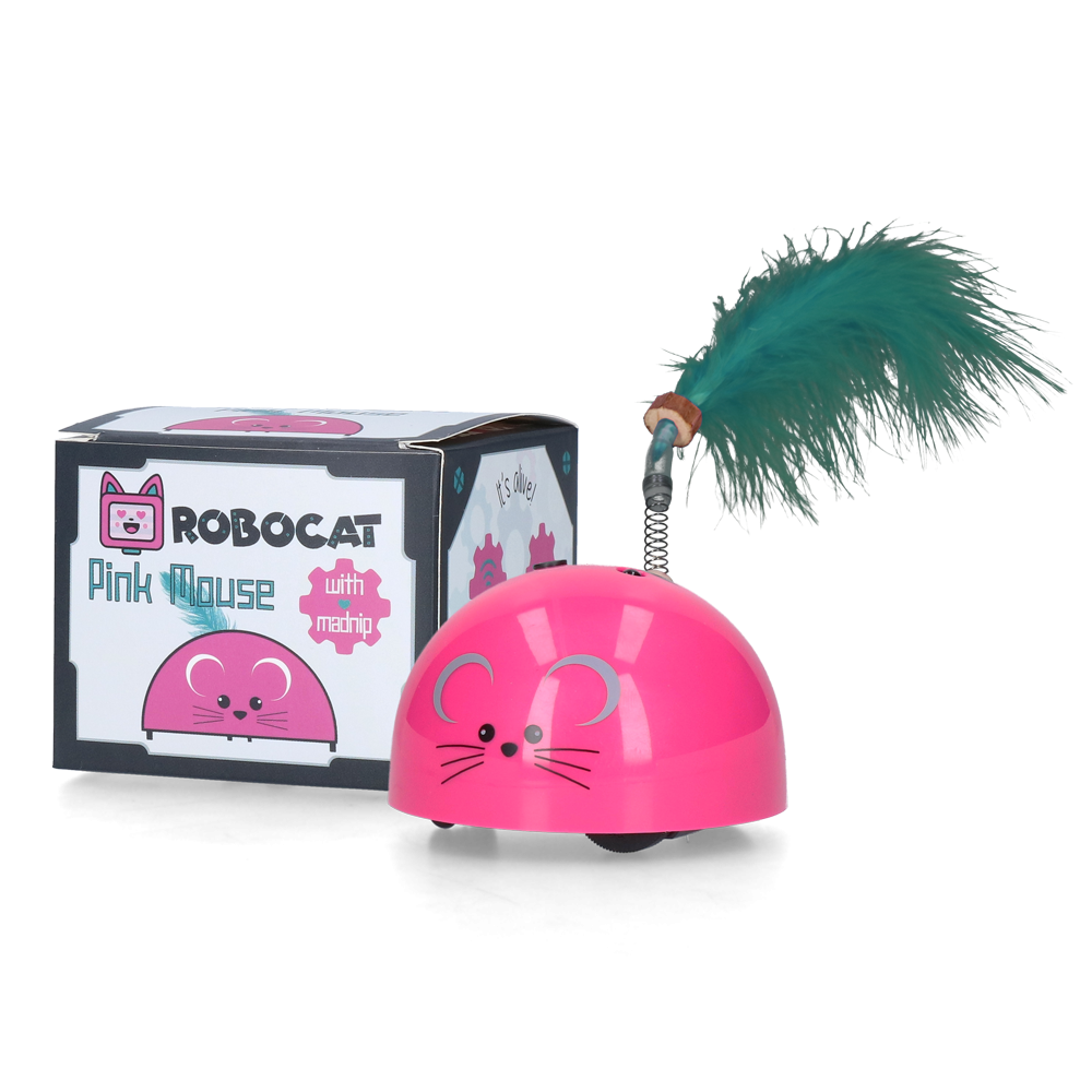 Robocat Souris Grise Élégante pour les Amoureux des Chats
