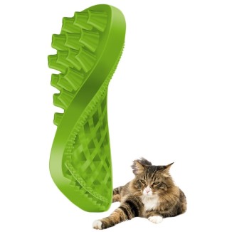 Brosse pour chat Pet+Me poils courts - Bleu, made in CH