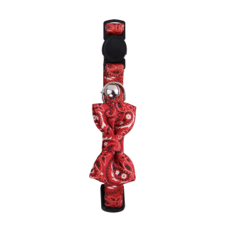 Collier pour Chat Pawise avec Nœud Papillon Rose - Tendance et Confortables