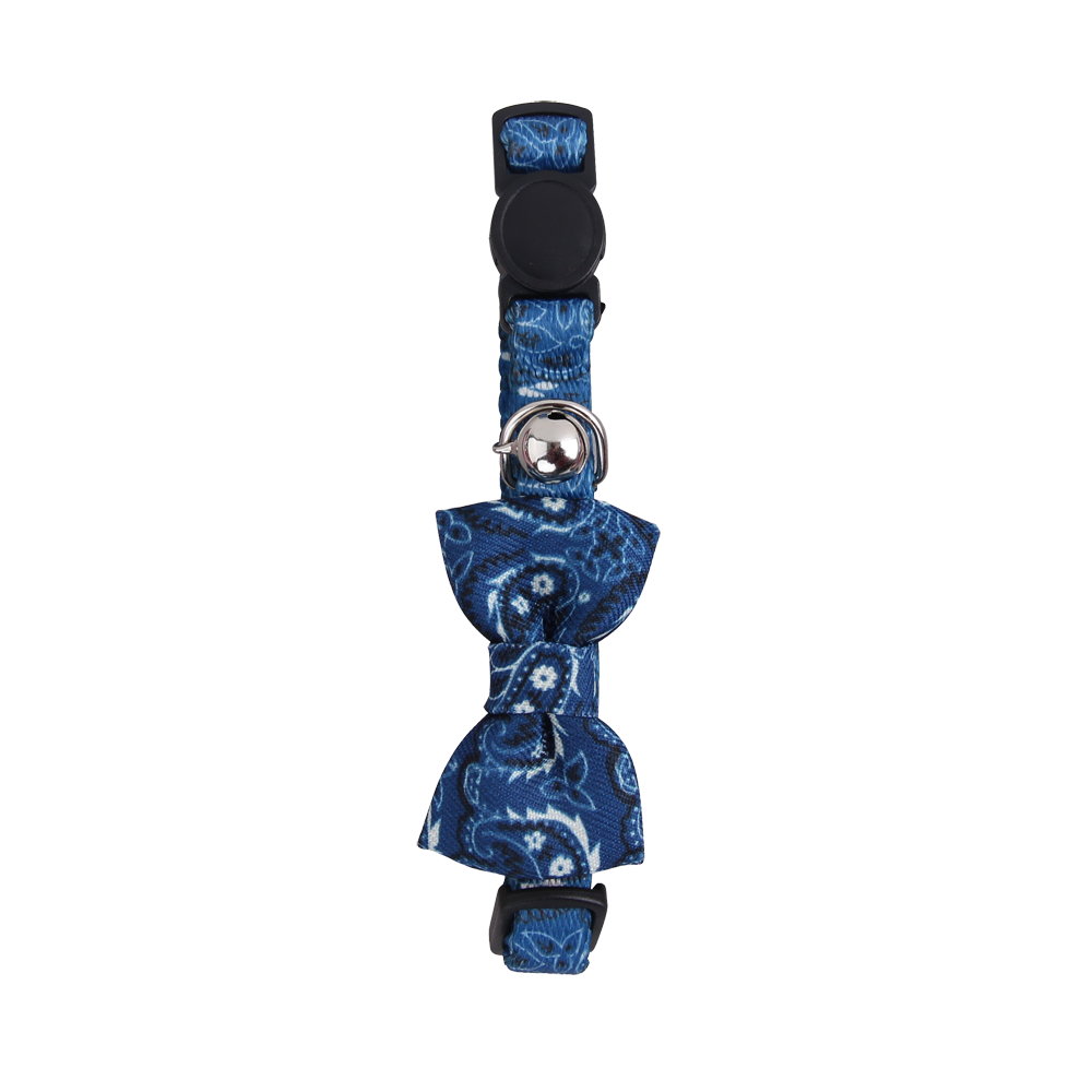 Collier pour Chat Pawise avec Nœud Papillon Rose - Tendance et Confortables